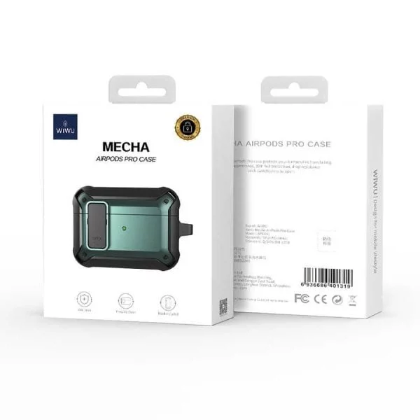 Apple AirPods Pro Case Wiwu Mechal Case - Image 2