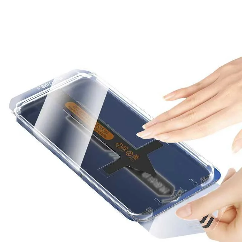 Apple iPhone 13 Pro Max Ghost Screen Protector Zore Super Fast Anti-Dust Privacy Anti-Dust Tempered Screen Film - Image 2