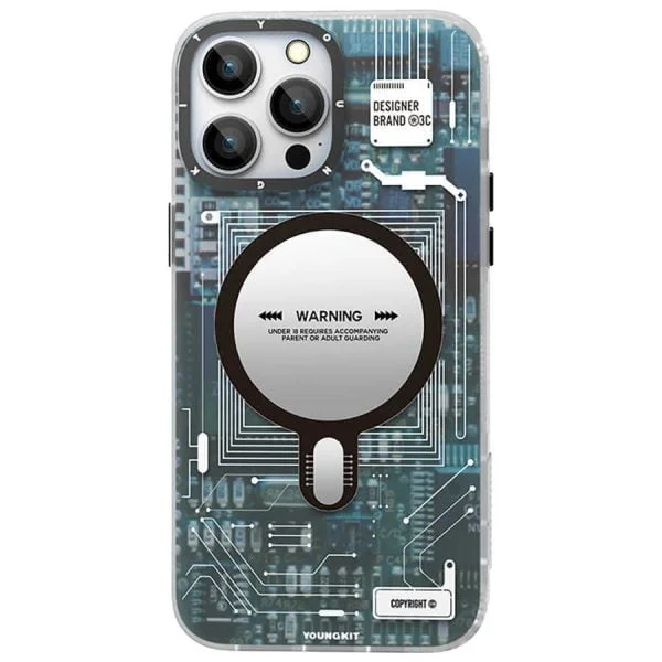 Apple iPhone 13 Pro Max Case Magsafe Charged Youngkit Technology Series Cover - Image 3
