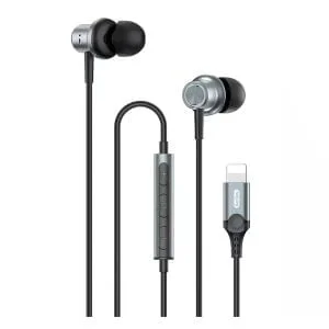 Go Des GD-EP313 Earbuds Wired Lightning Plug and Play Stereo Headphones