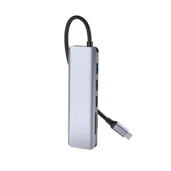 Wiwu Alpha 731 HC 7 in 1 Type-C hub 100W charging SD Card-Hdmi-Usb Reproductive - Image 2