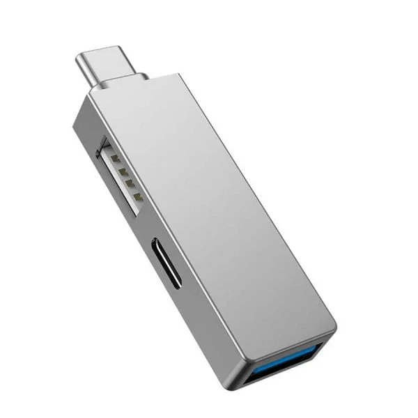 Wiwu Alpha T02 PRO 3 in 1 Type-C hub PD Port USB Replicator