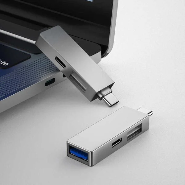 Wiwu Alpha T02 PRO 3 in 1 Type-C hub PD Port USB Replicator - Image 3
