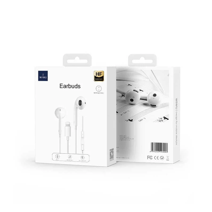 Wiwu Earbuds 302 Plug Run Lightning Headset - Image 3