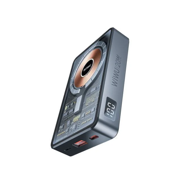 WiWU JC-21 Fast Charging Charging Stand with Magsafe Wireless PowerBank 22.5W 10000mAH - Image 3