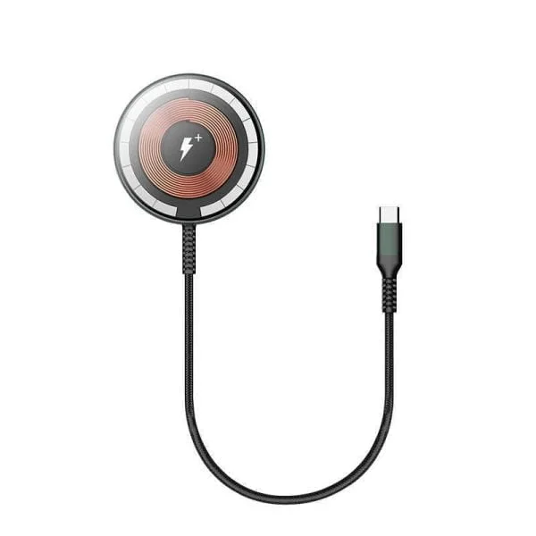 Wiwu M14 Intelligent Wireless Magnetic Charging Ultra Fine Transparent 15W Android iOS support