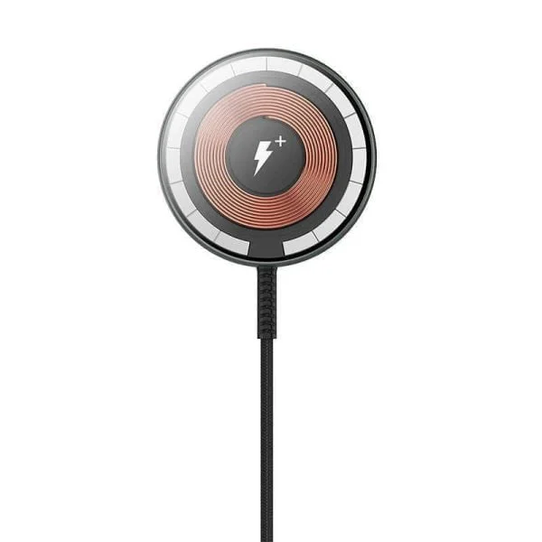 Wiwu M14 Intelligent Wireless Magnetic Charging Ultra Fine Transparent 15W Android iOS support - Image 2