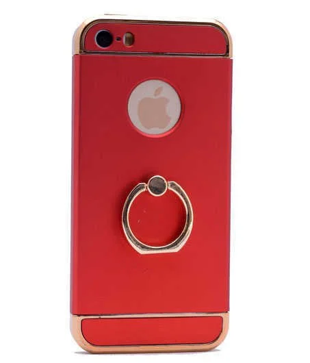 Ballade otte kindben Apple iPhone 5 Case Difficult 3 Piece Rings Rubber Cover – Zore Australia