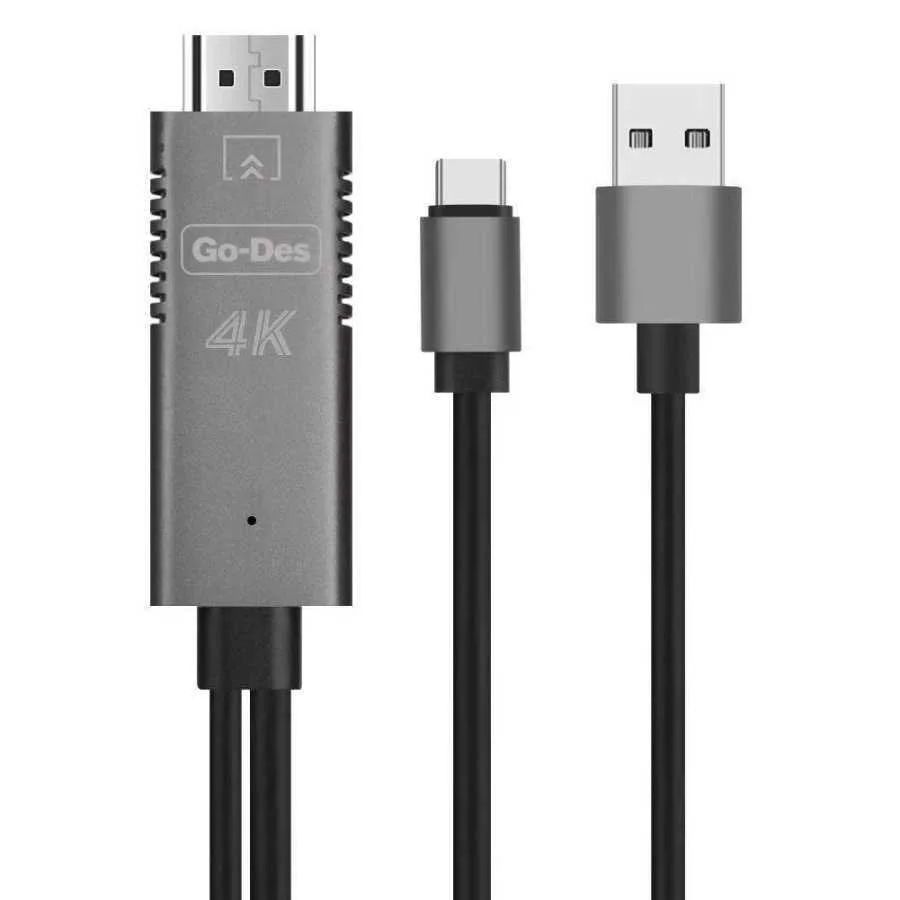 Go-Des GD-8273 HDTV USB-C cable