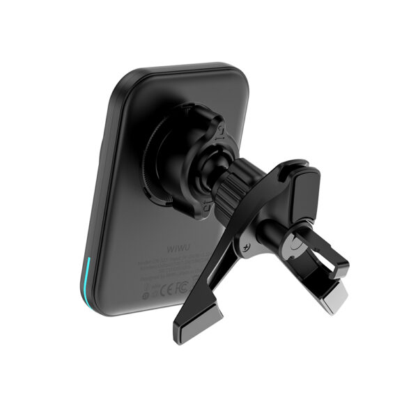 Wiwu CH-323 15W Qi2 Magnetic Wireless Car Charger and Phone Holder - Image 4