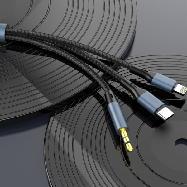 Dudao L12PRO 3-in-1 Audio Cable - Image 7