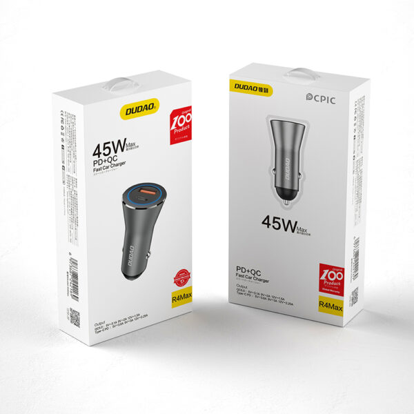 Dudao R4Max 45W PD+QC Car Charger - Image 5