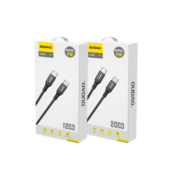 Dudao L3CC 60W PD Type-C Charging & Data Transfer Cable 1M