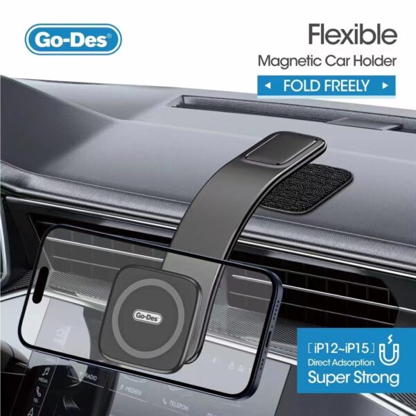 Go-Des GD-HD208 Flexible Magnetic Car Phone Holder - Image 3